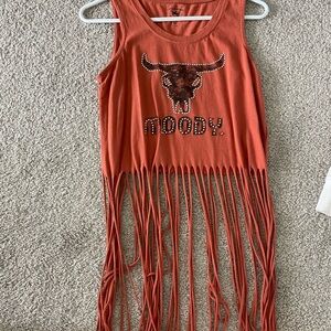 Cute fringe top from boot barn!